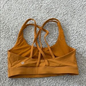 lululemon athletica Women's Strappy Sports Bra in Burnt Orange size 6